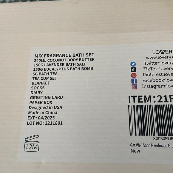 Get Well Soon Box - 13Pc Care Package. - Picture 7 of 9